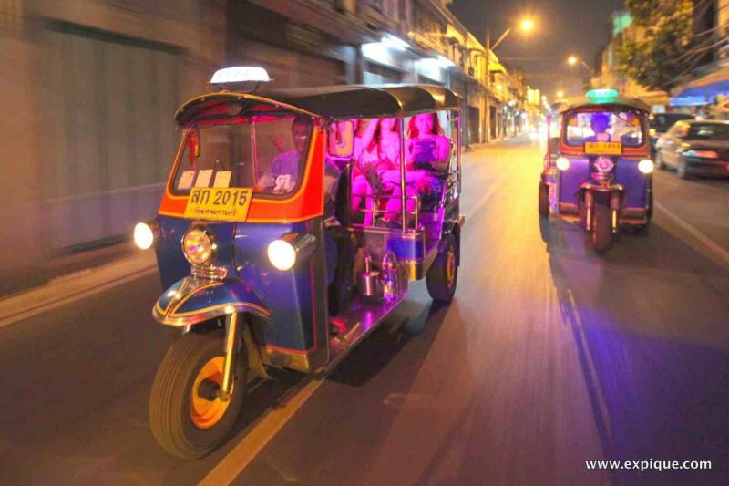 Bangkok Night Lights evening tuk tuk tour in Bangkok, Thailand by Expique - photo by Expique