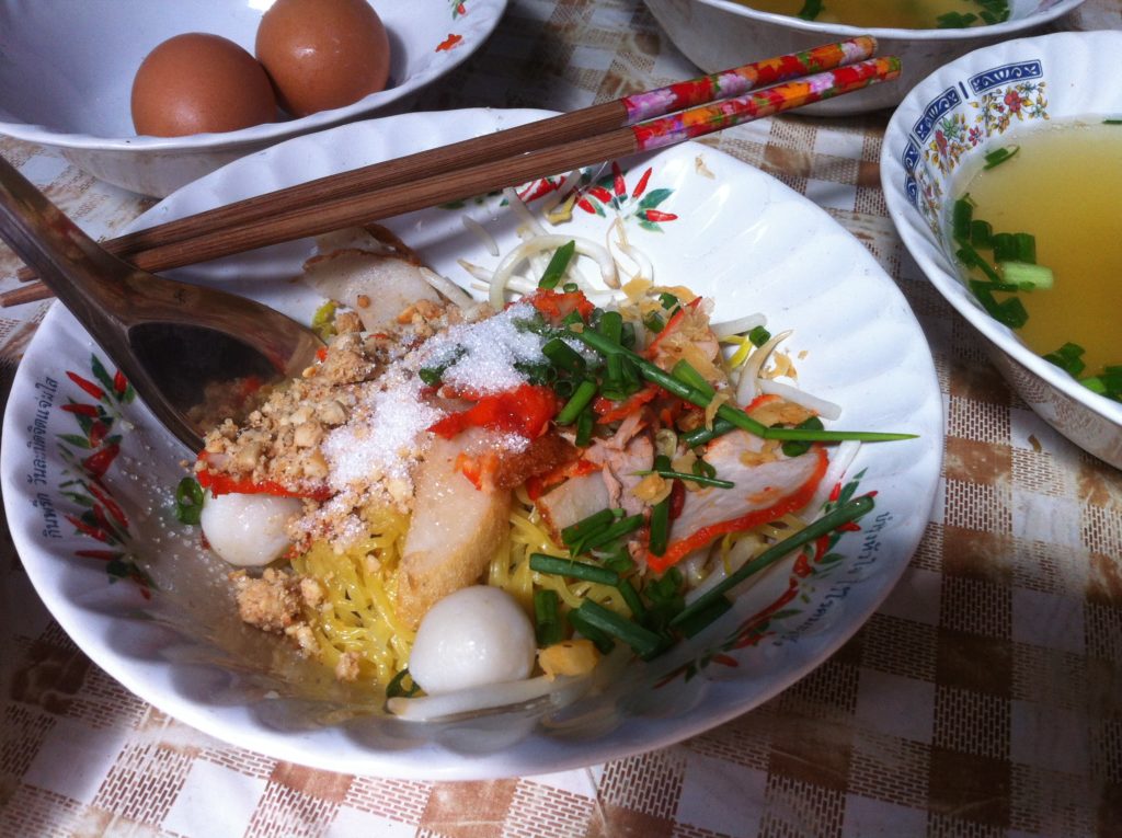 Ba mee egg noodles with barbecued pork - photo by Chris Wotton