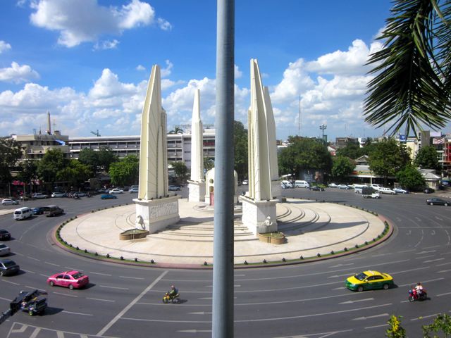 Democracy Monument in Bangkok - photo by Chris Wotton