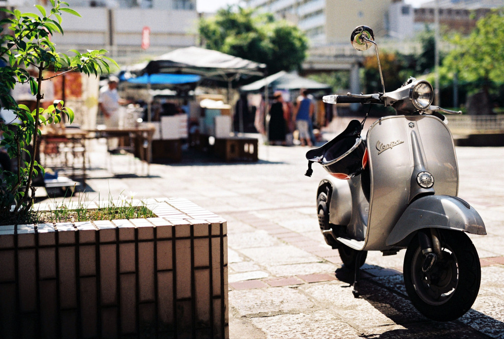 Vespa fair in Bangkok - photo by halfrain