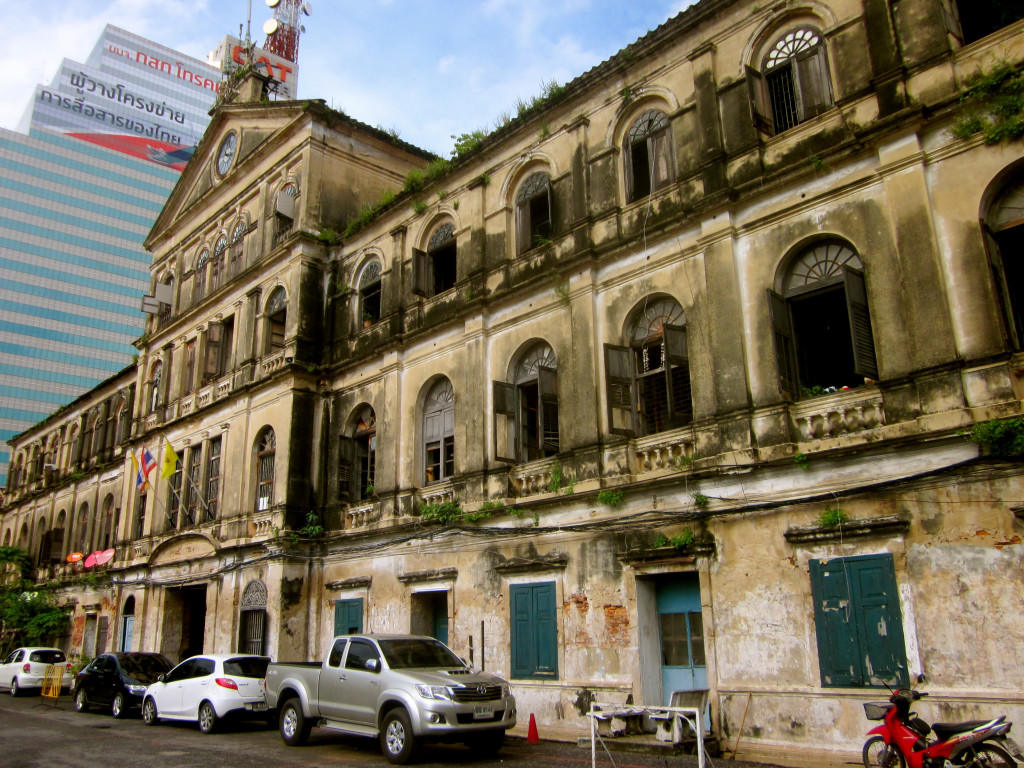 Bang Rak Fire Station and Old Customs House on Rue de Brest, Charoenkrung Soi 36, in Bangkok, Thailand - photo by Chris Wotton