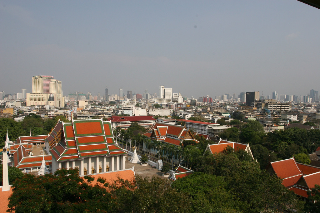 The Golden Mount at Wat Saket in Bangkok, Thailand - photo by Chris Brown