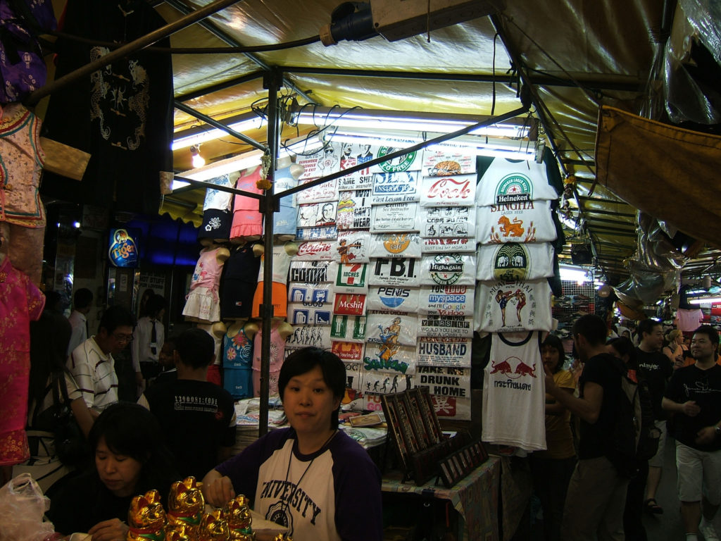 Patpong night market in Bangkok - photo by shankar s.