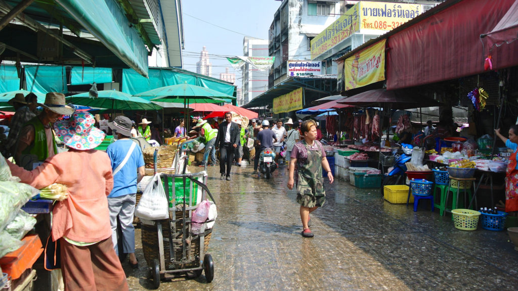 Khlong Toey fresh market in Bangkok, Thailand - photo by James Antrobus