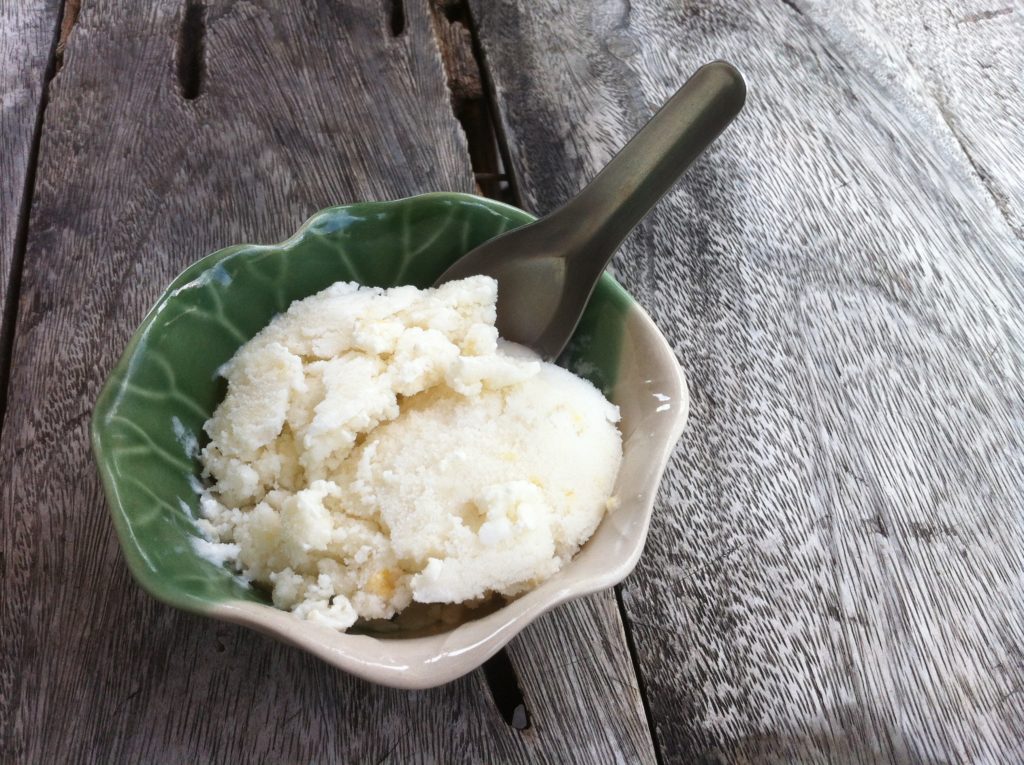 Durian ice cream at Nuttaporn in Bangkok, Thailand - photo by Chris Wotton