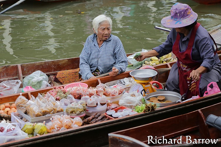 Tha Kha floating market in Samut Songkhram (Mae Klong) near Bangkok, Thailand - photo by Richard Barrow