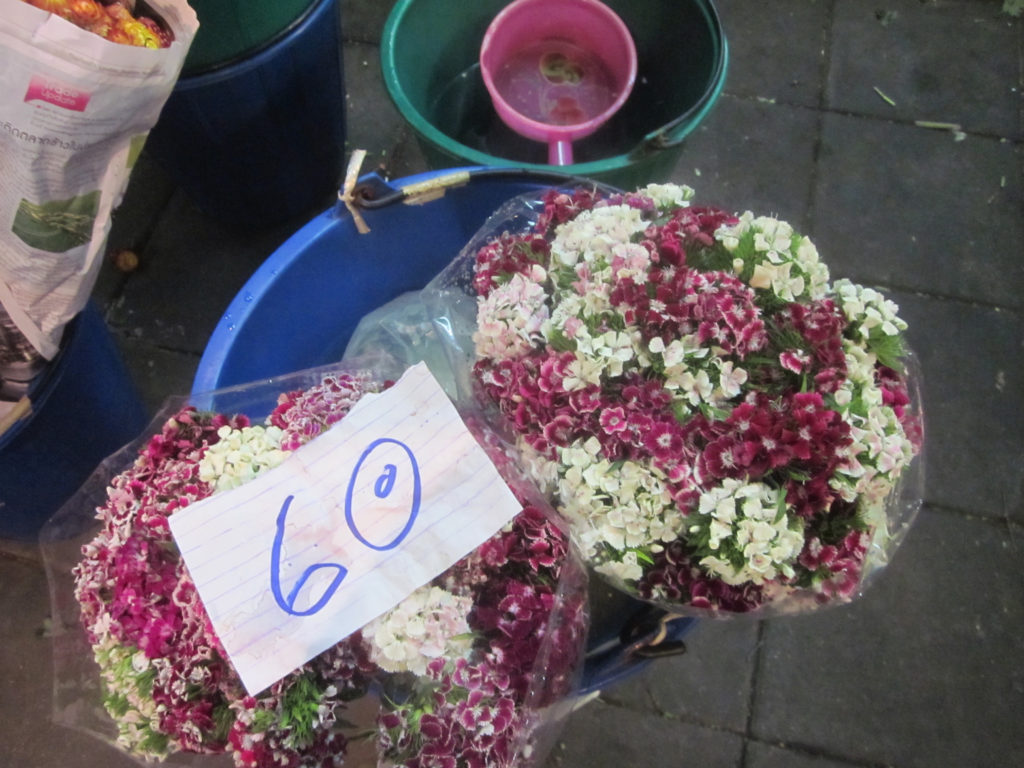 Pak Khlong Talat flower market in Bangkok, Thailand - photo by Chris Wotton