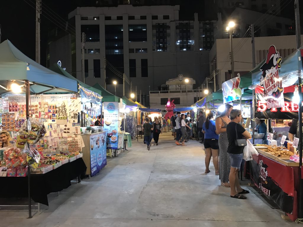 Talad Neon night market in Bangkok, Thailand - photo by Chris Wotton