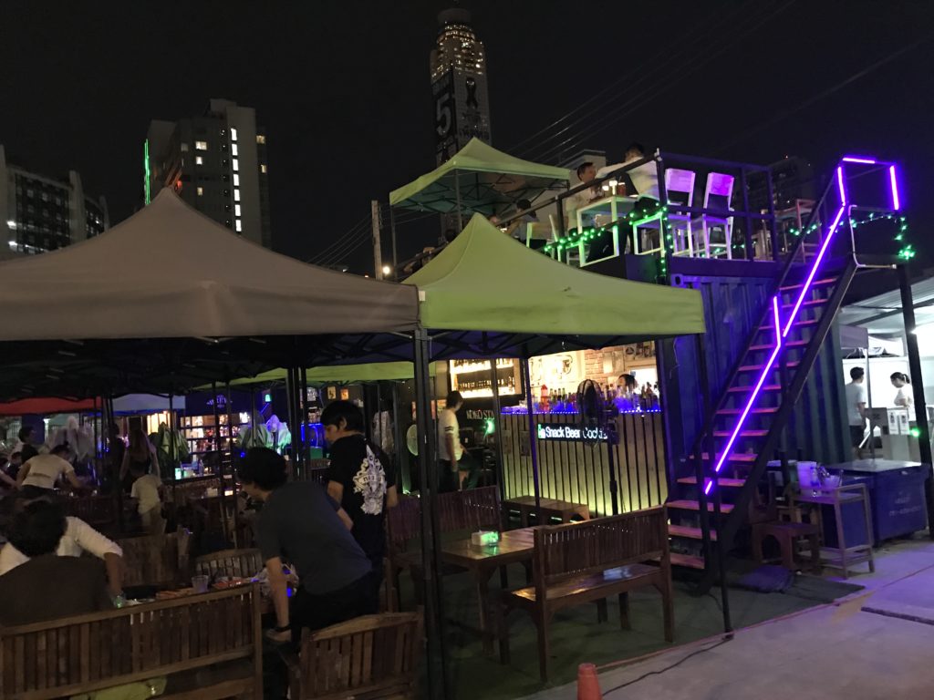 Talad Neon night market in Bangkok, Thailand - photo by Chris Wotton