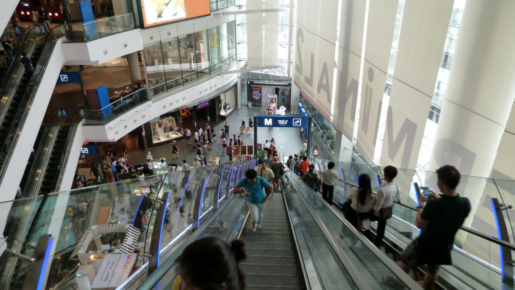 Terminal 21 shopping centre mall in Bangkok, Thailand - photo by Dushan Hanuska