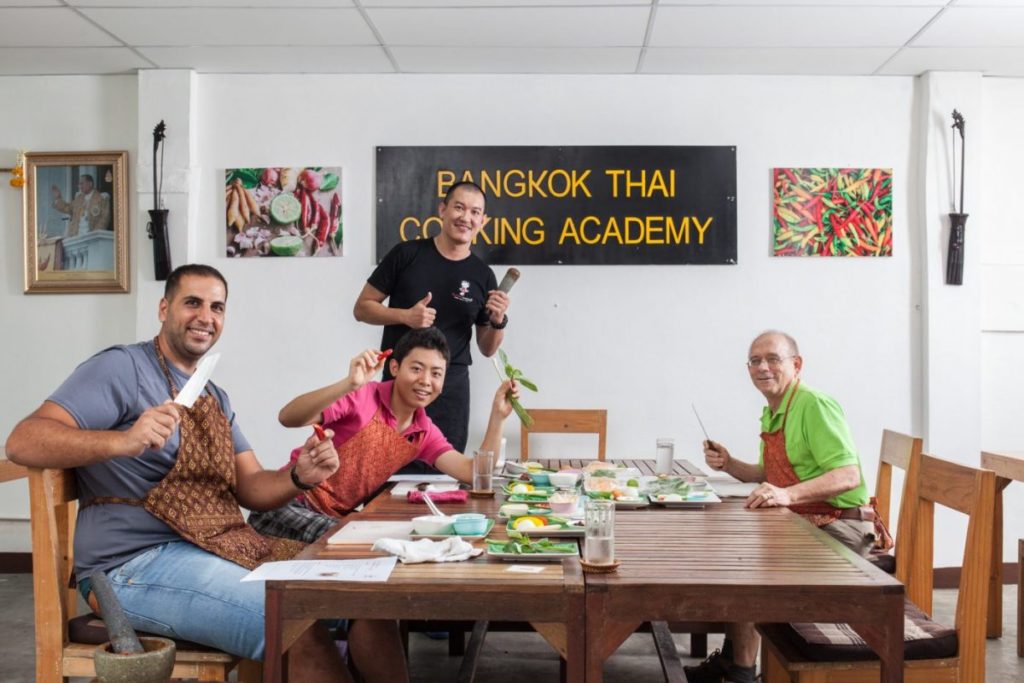 Cooking class at the Bangkok Thai Cooking Academy in Bangkok, Thailand - photo by Bangkok Thai Cooking Academy