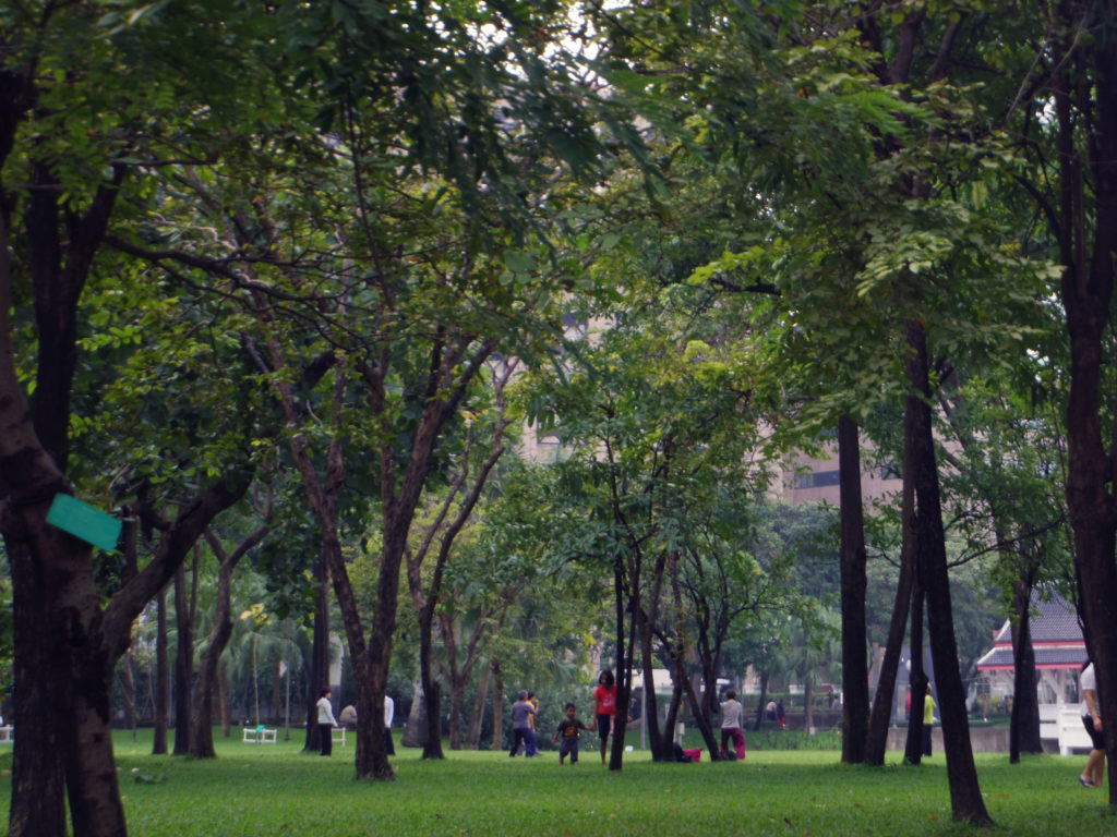 Benjasiri Park in Bangkok, Thailand - photo by Vee Satayamas