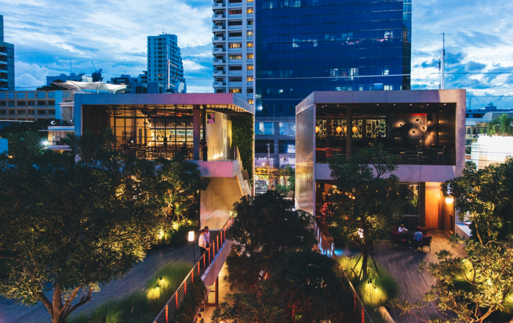 72 Courtyard community mall in Bangkok, Thailand - photo by 72 Courtyard