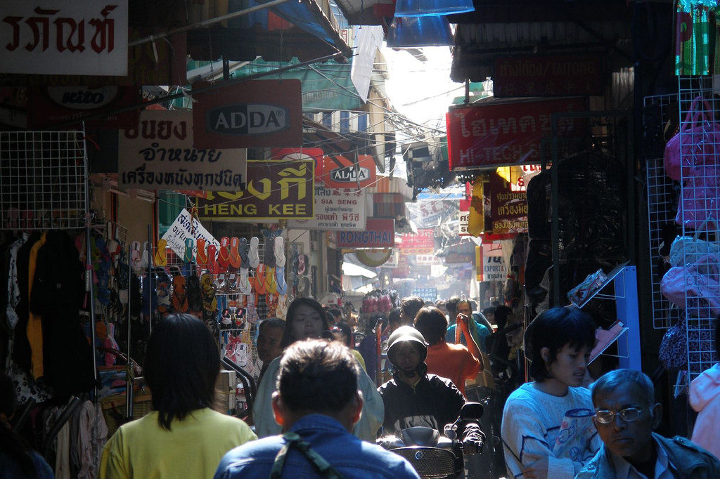 Sampeng Lane market in Chinatown, Bangkok, Thailand - photo by Vyacheslav Argenberg