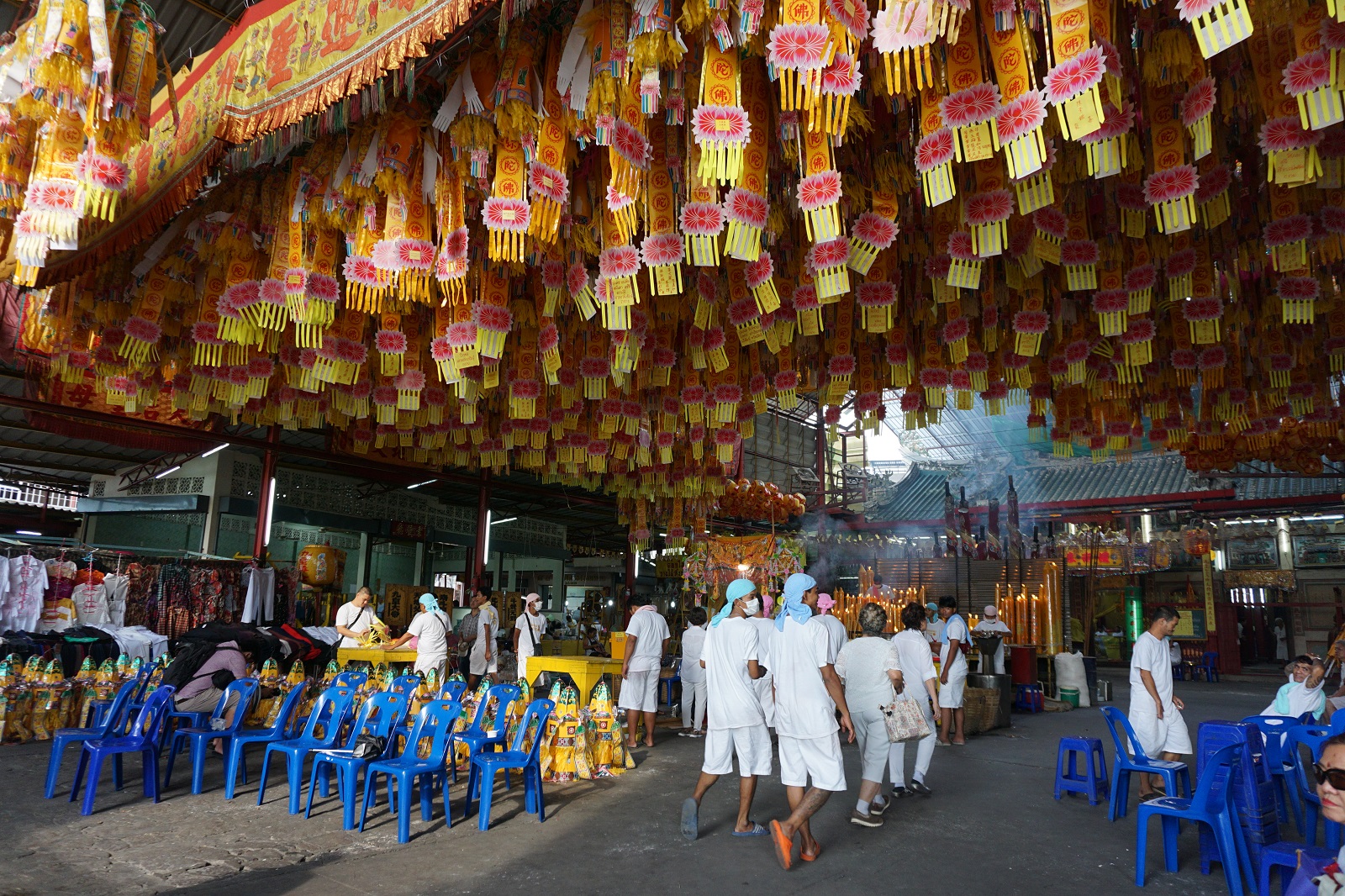 Vegetarian Festival in Talad Noi