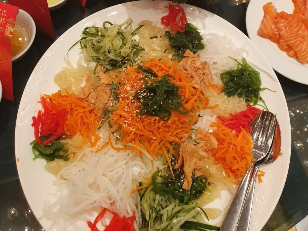 Eat Yu Sheng For Chinese New Year