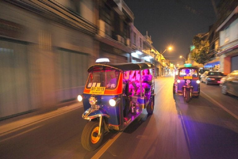 Exploring Bangkok by Tuk Tuk