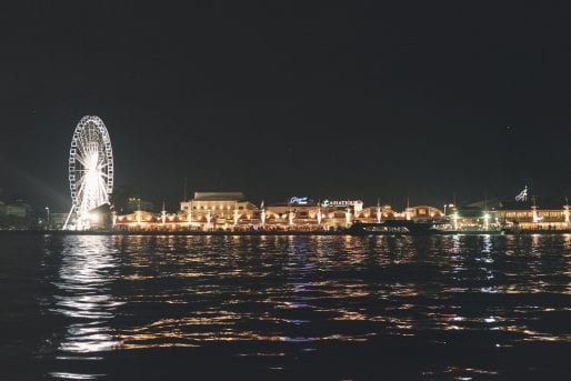 Asiatique the Riverfront outdoor shopping complex in Bangkok