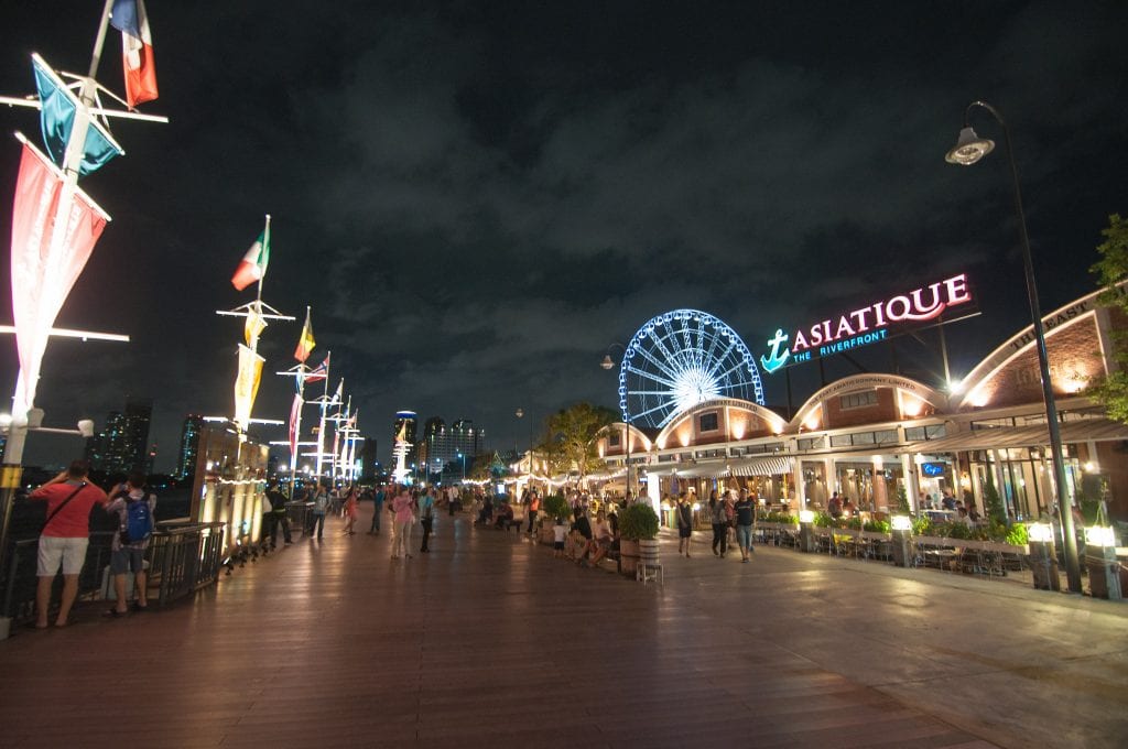 Asiatique The Riverfront open-air shopping centre and entertainment venue in Bangkok