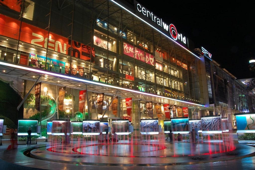 Central World shopping centre mall in Bangkok,