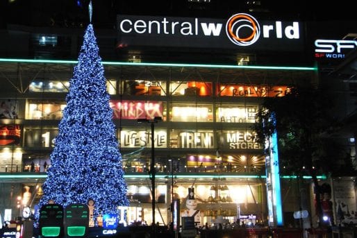 Christmas tree at Central World