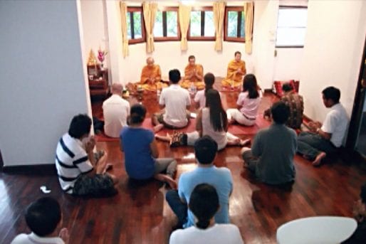 Guests and Monks and the Tamboon Baan at Expique office