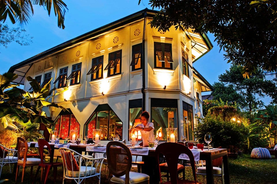 Issaya Siamese Club restaurant in Bangkok