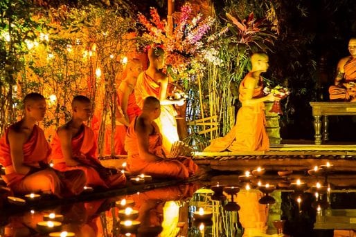 Makha Bucha Day in Thailand