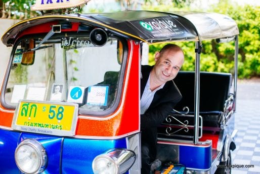 The smartest tuk tuk driver in Bangkok