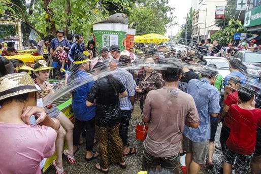 Songkran Thai new year celebrations