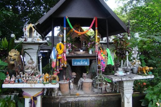 A spirit house in Chiang Mai