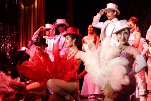 A Thai ladyboy show in Bangkok