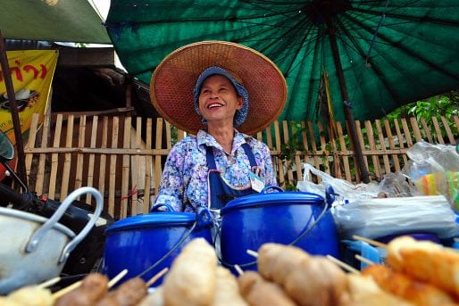 Thai snacks vendor