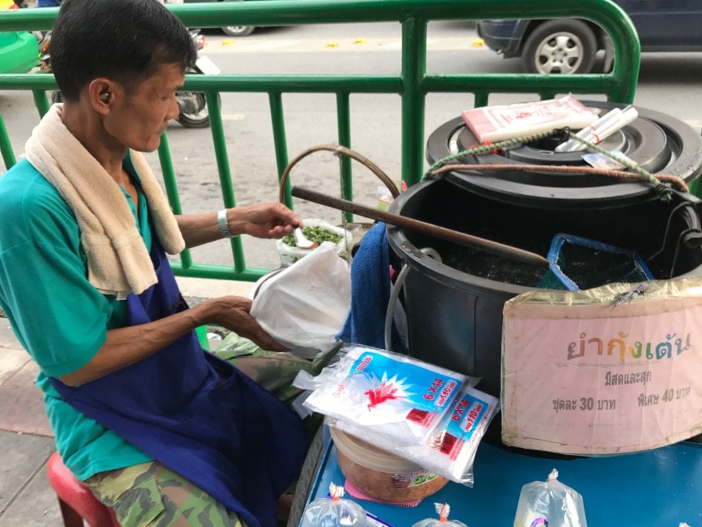 Street food vendor in Bangkok, Thailand - photo by Chris Wotton