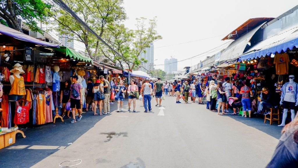Weekend shopping in Chatuchak is one of the most popular things to do for visitors.