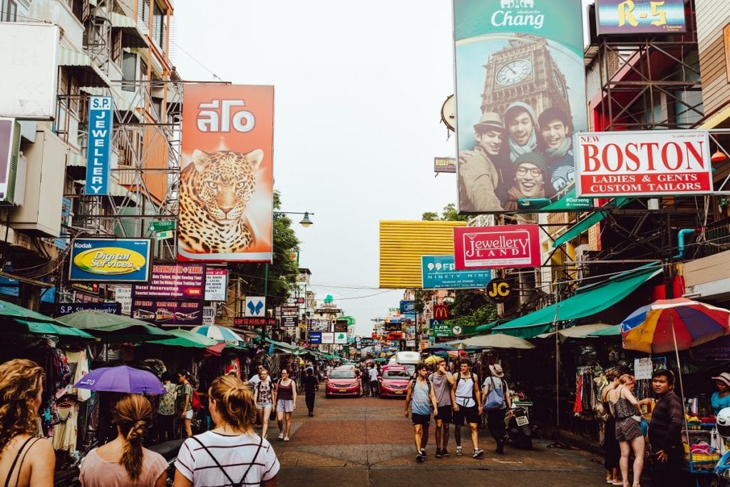 Wondering through Khao San Road