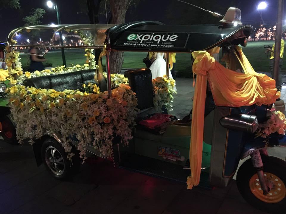 Tuk Tuk Decorated with flowers