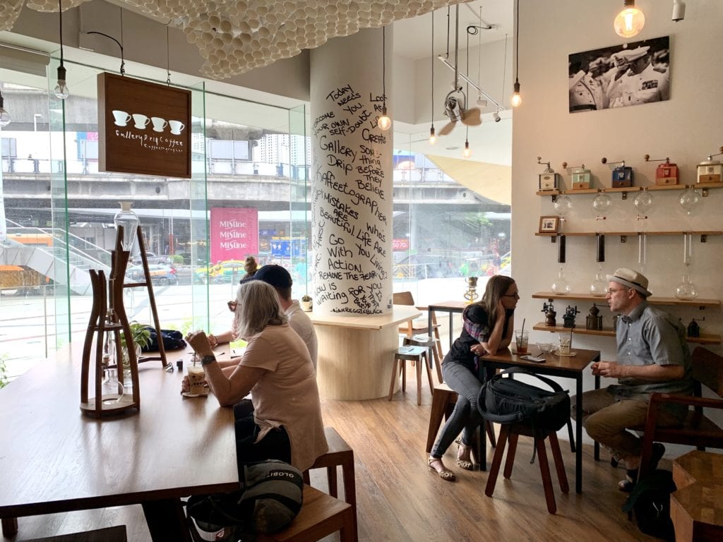 Gallery Drip Coffee Shop in Bangkok