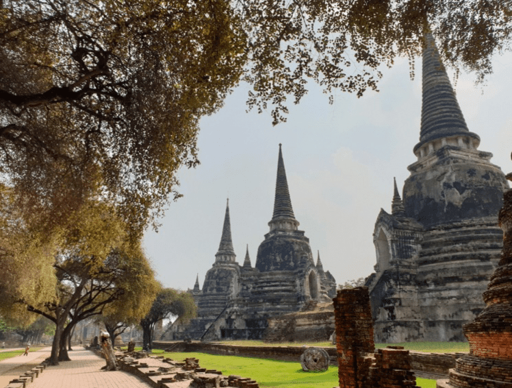 Three beautiful pagodas image