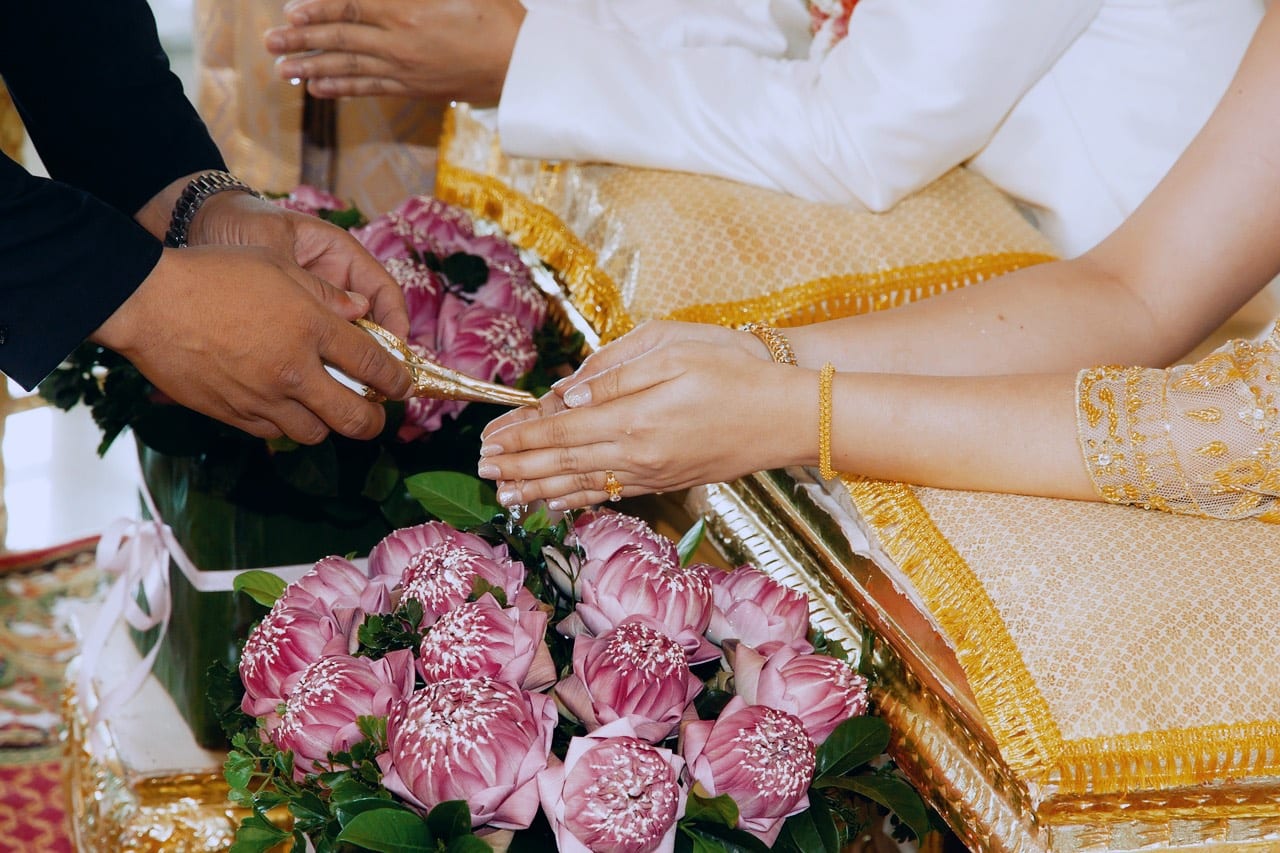 Thai wedding ceremony 