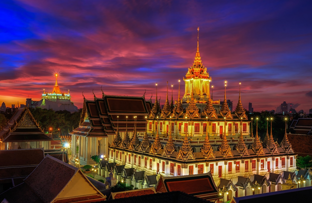 Wat Ratchanatdaram or Loha Prasat