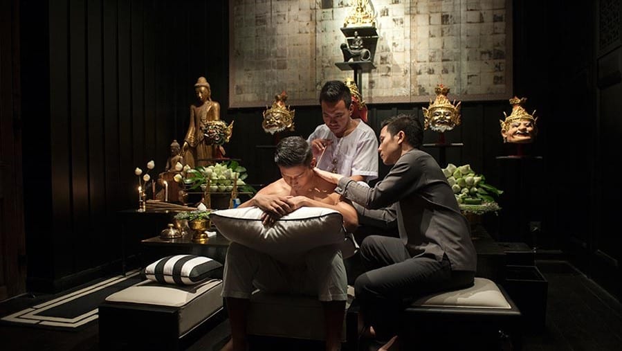 Experiencing getting a Sak Yant at The Siam (Photo credit: The Siam)