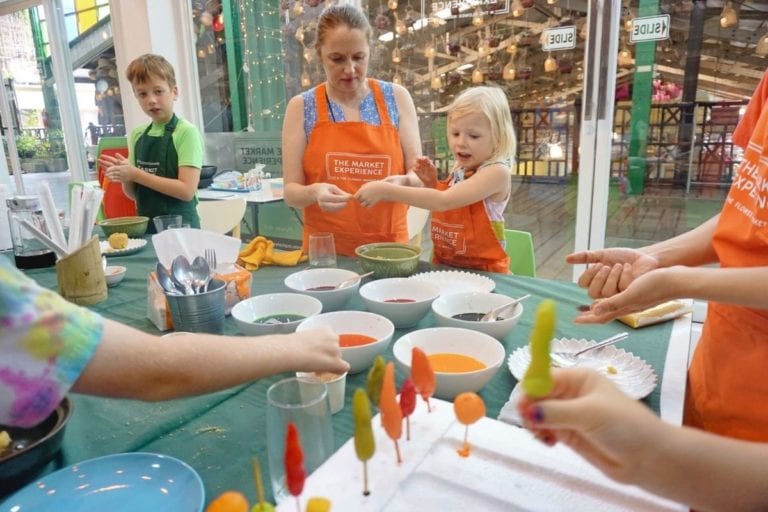 Thai Cooking with colors - family cooking class
