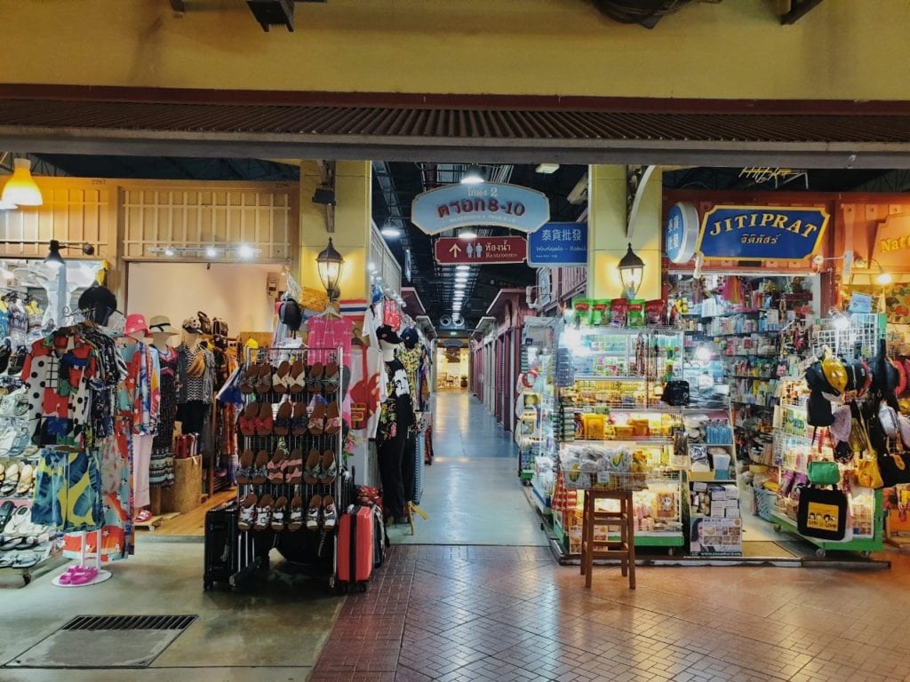 Shopping zone at Asiatique