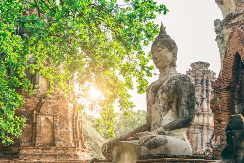 Old Temple, Wat Chaiwatthanaram Temple of Ayuthaya Province