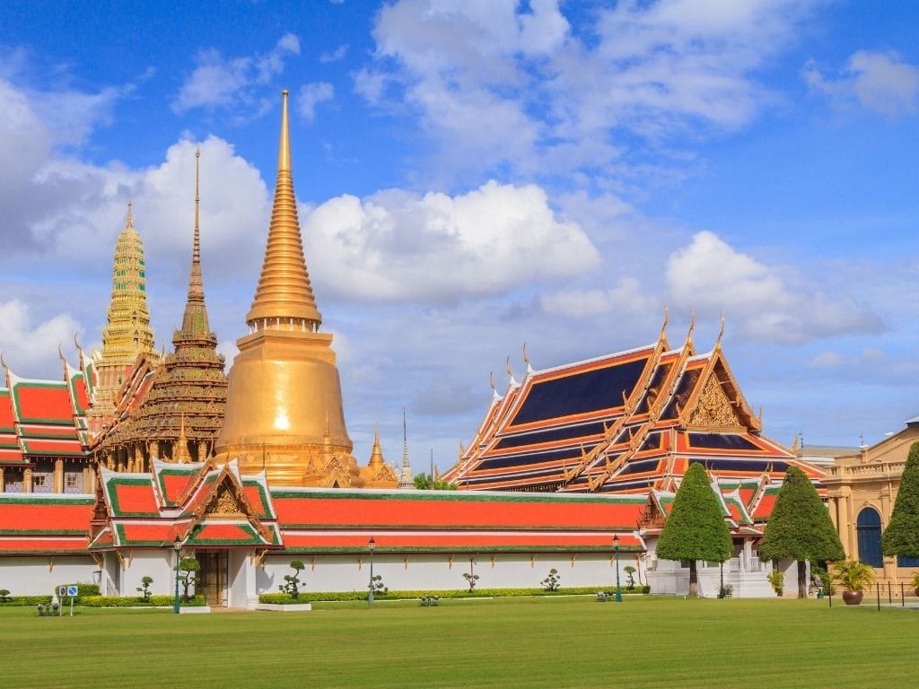 The Grand Palace and the ground