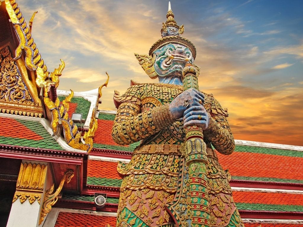 Giant guardian at Grand Palace