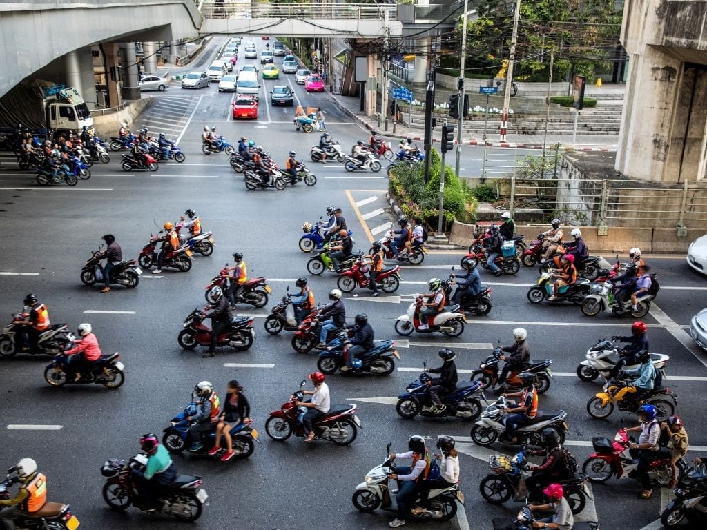 Motorbikes in Thailand
