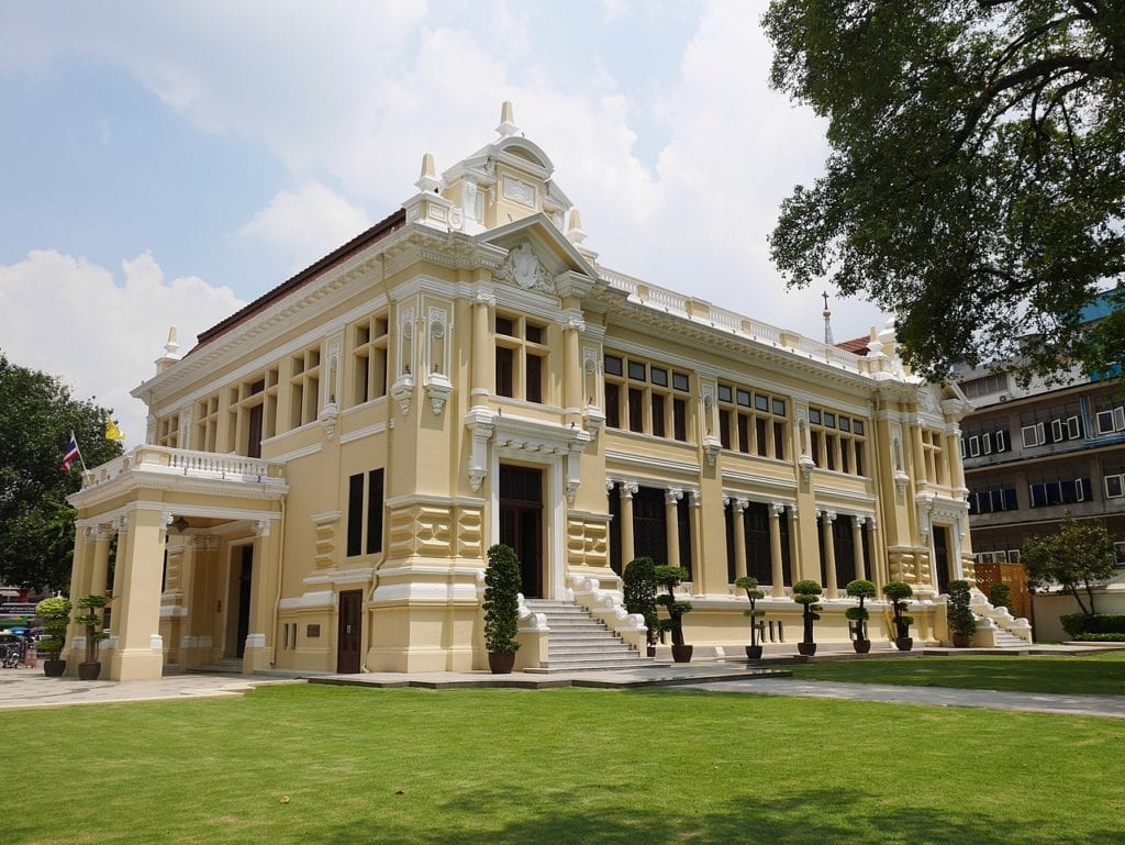 Siam Commercial Bank - the original branch in Talad Noi