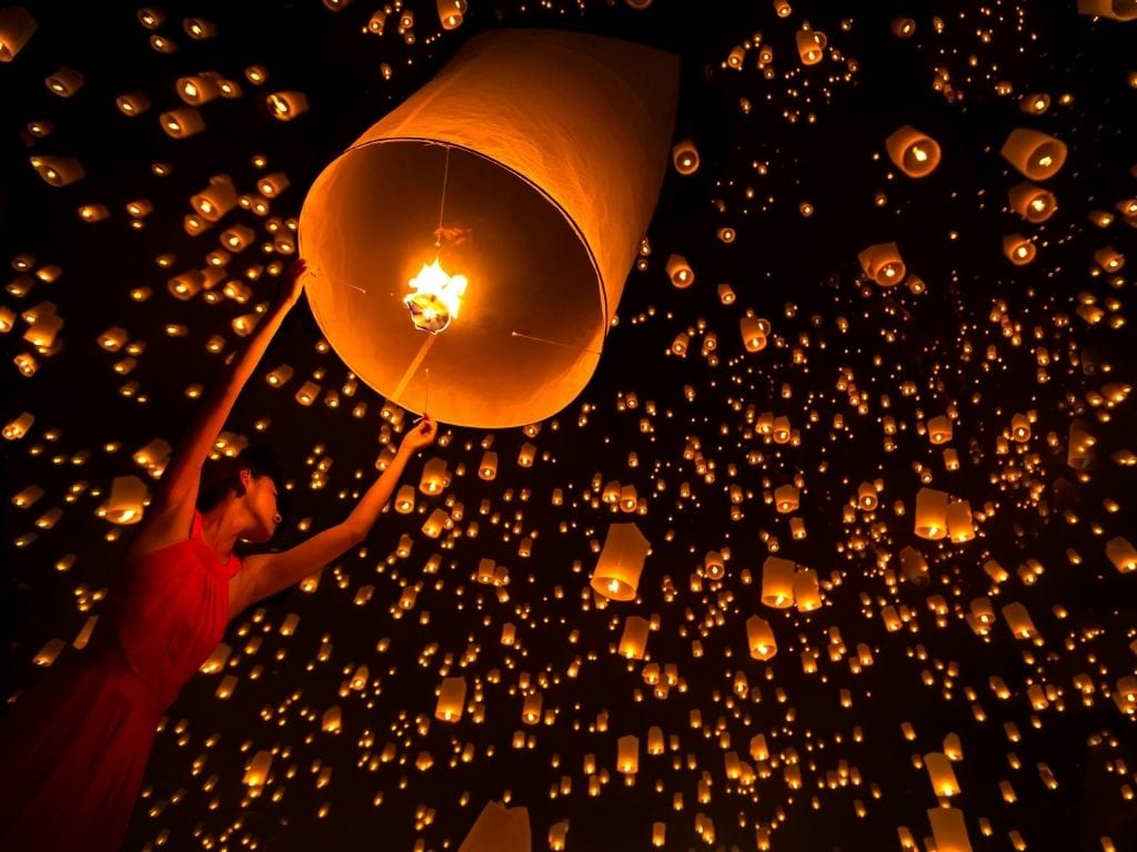 Yi Peng festival in chiang mai